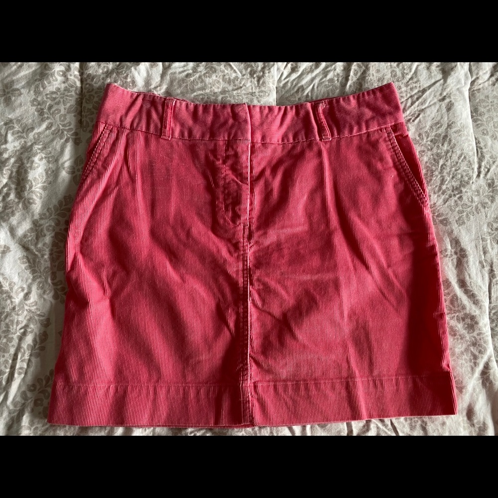 Vineyard Vines Pink Corduroy Skirt - Size 8